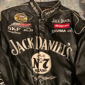 4x Chevy 07 Jack Daniels leather race car jacket